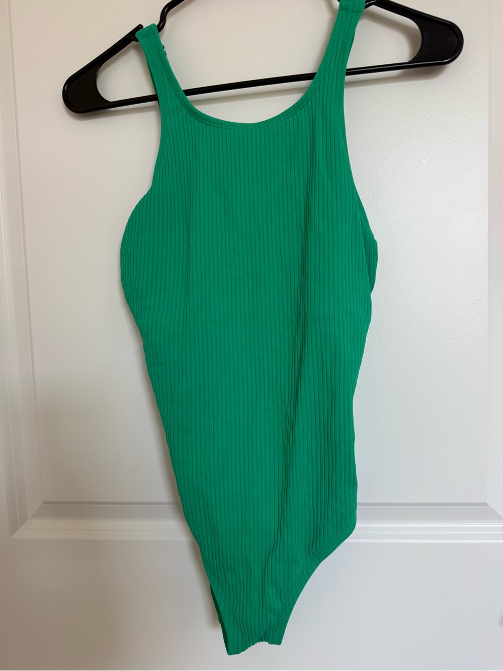next Green Ribbed One-Piece Bodysuit